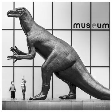 Dinosaur Play - 1/1 Limited Single Edition 16x16 thumb