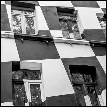 Checkerboard Facade - 1/1 Limited Single Edition 20x20 thumb