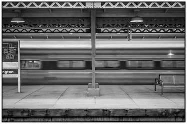 Departing Amtrak Train - 1/1 Limited Single Edition 24x16 thumb