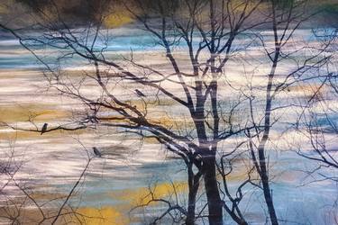 Winter Dawn Over Brandywine Creek - 1/1 Limited Single Edition 30x20 thumb