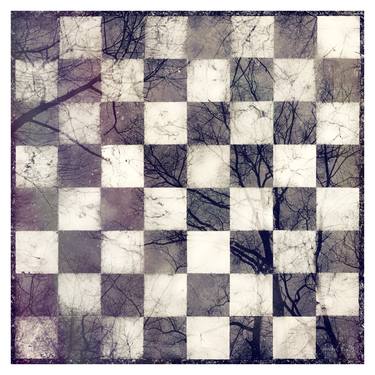 Checkerboard Reflection - 1/1 Limited Single Edition 20x20 thumb