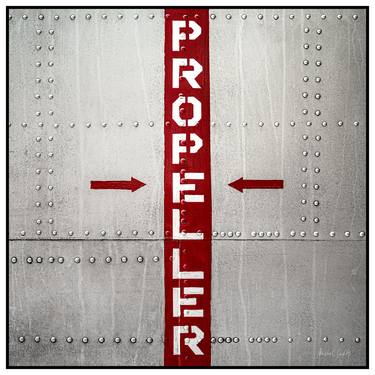 Propeller Red Line - 1/1 Limited Single Edition 20x20 thumb