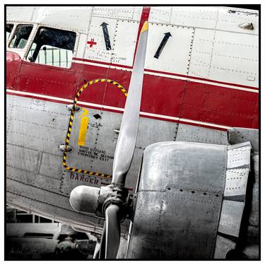 Douglass C-47 Skytrain Close-Up - 1/1 Limited Single Edition 18x18 thumb