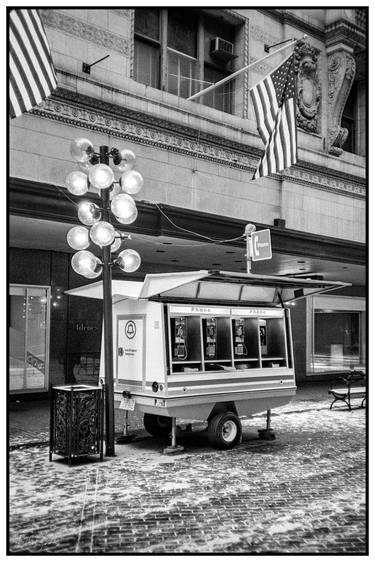 Phone Booths on Trailer - 1/1 Limited Single Edition 20x30 thumb