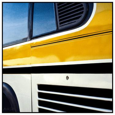Transit Bus Abstract - 1/1 Limited Single Edition 20x20 thumb