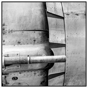 DC-47 Engine Skin Abstract - 1/1 Limited Single Edition 20x20 thumb