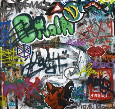 Print of Graffiti Paintings by Sebastien Waknine