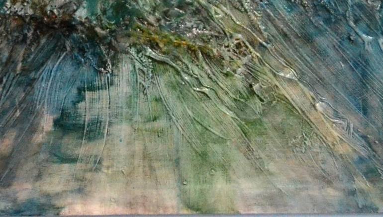 Original Abstract Expressionism Nature Painting by Jana Trn