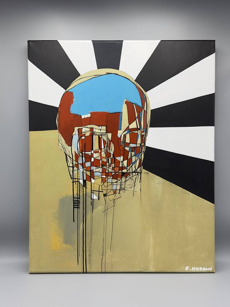 Original Abstract Expressionism Abstract Painting by Erik Hudson