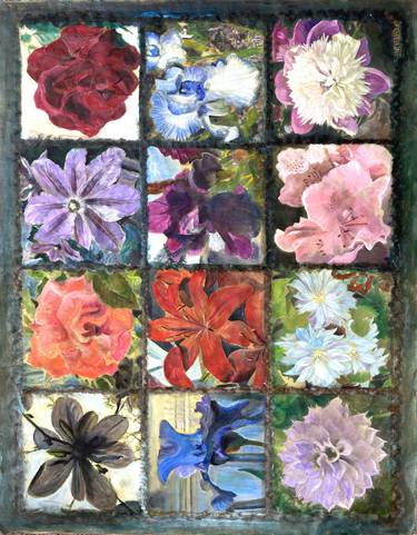 Original Floral Paintings by Yonnah Ben Levy