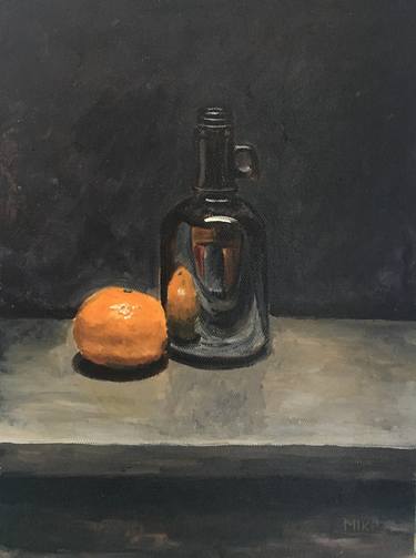 Still life with bottle thumb