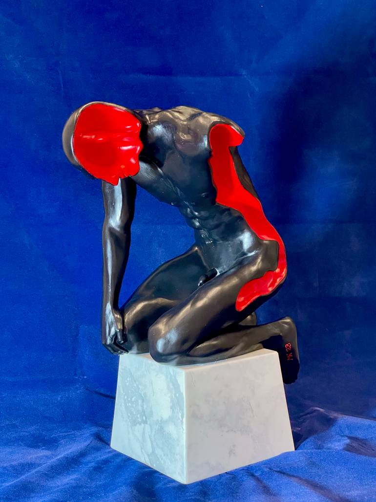 Original Contemporary Men Sculpture by Maksim Kuznetcov