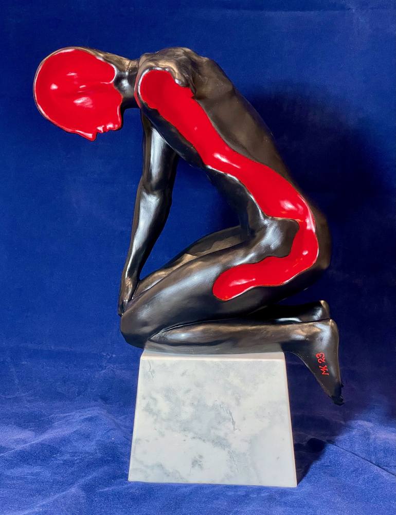 Original Contemporary Men Sculpture by Maksim Kuznetcov