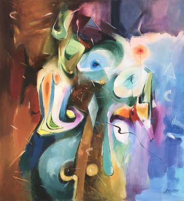 Original Abstract Paintings by Arsho Isagulyan