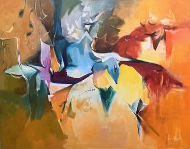 Original Abstract Paintings by Arsho Isagulyan