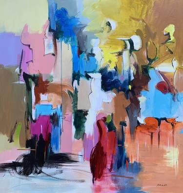 Original Abstract Paintings by Arsho Isagulyan