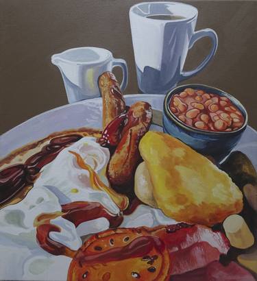 Original Realism Food & Drink Paintings by Joseph Lynch