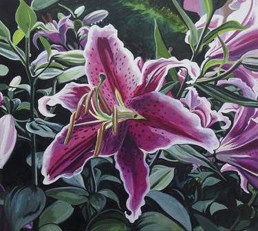 Original Floral Paintings by Joseph Lynch