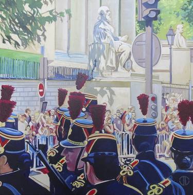 Original Impressionism People Paintings by Joseph Lynch