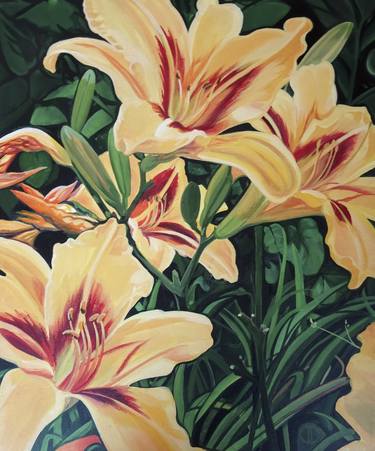 Original Realism Floral Paintings by Joseph Lynch