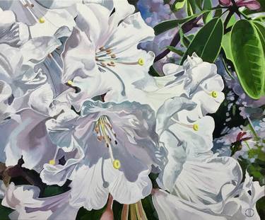 Original Floral Painting by Joseph Lynch