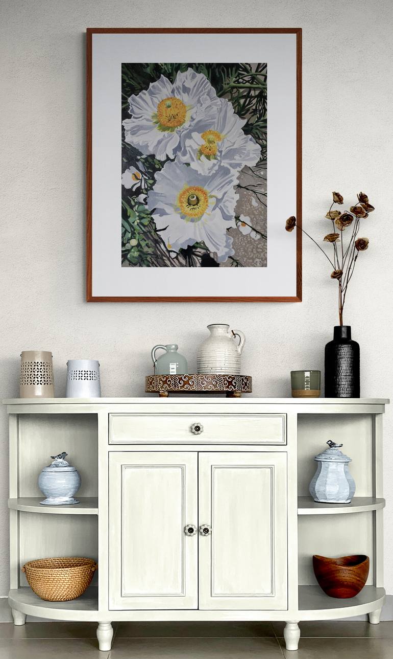 Original Impressionism Floral Painting by Joseph Lynch
