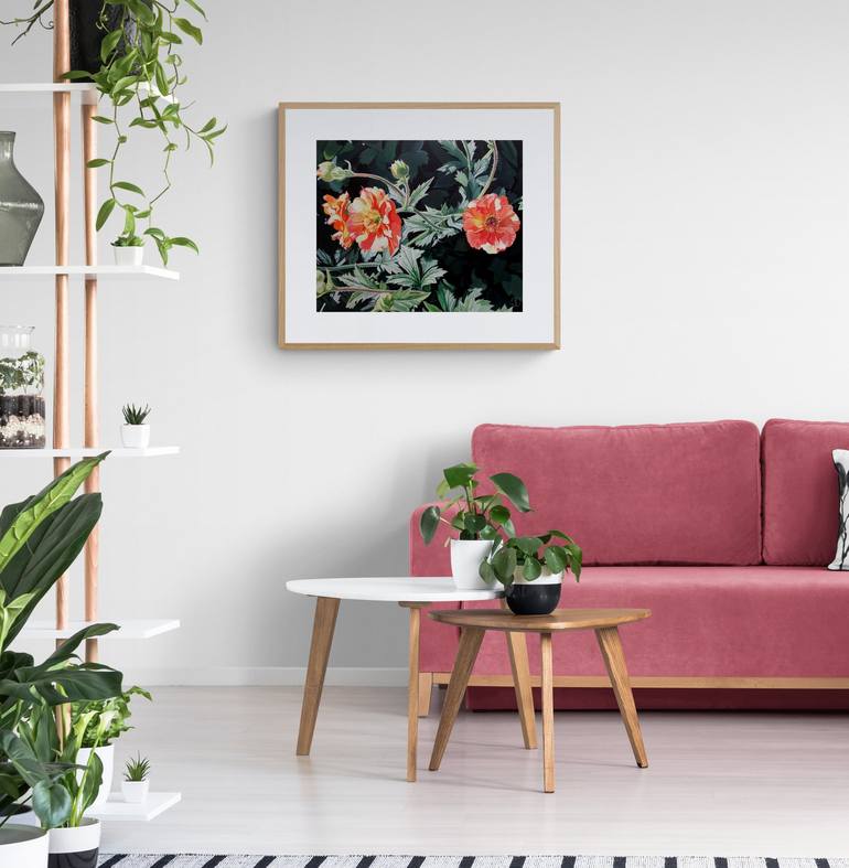 Original Photorealism Floral Painting by Joseph Lynch