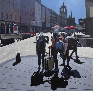 Original Realism Cities Paintings by Joseph Lynch