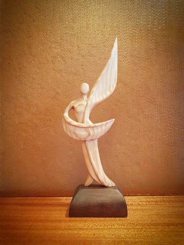 Original Figurative Love Sculpture by Krum Velkov