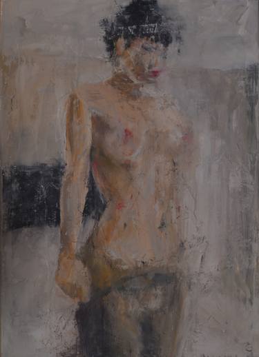 Original Nude Painting by Gergo Taksas