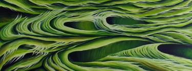 Abstract, Liquid green 2 thumb