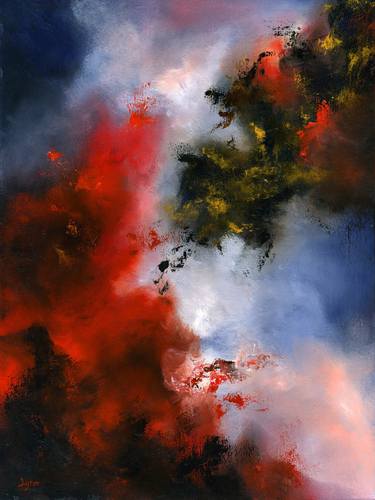 Print of Abstract Outer Space Paintings by Christopher Lyter