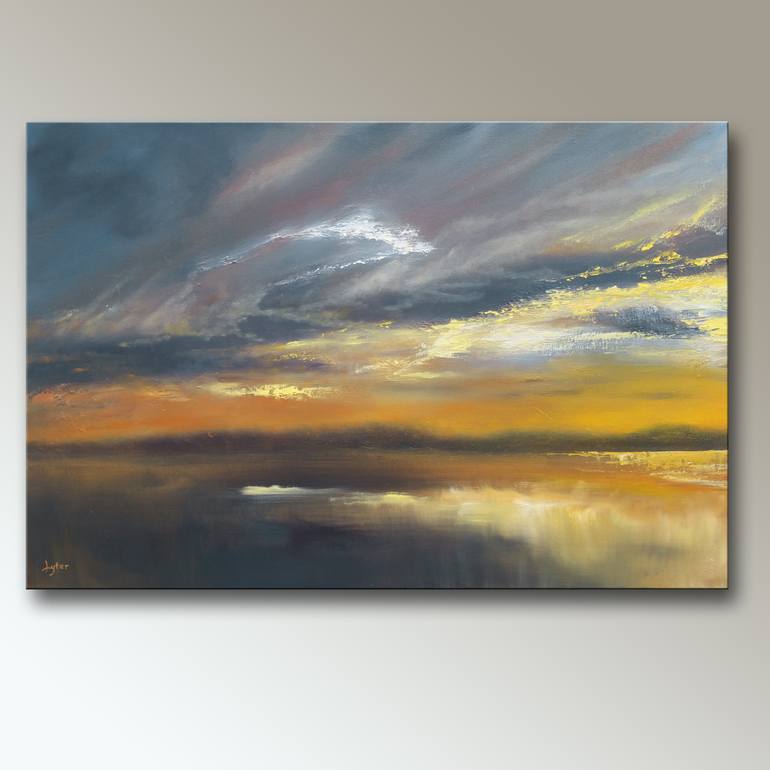 Original Abstract Landscape Painting by Christopher Lyter
