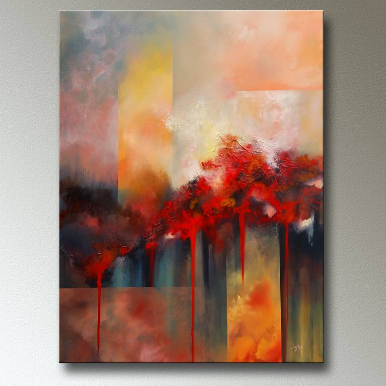 Original Fine Art Abstract Painting by Christopher Lyter