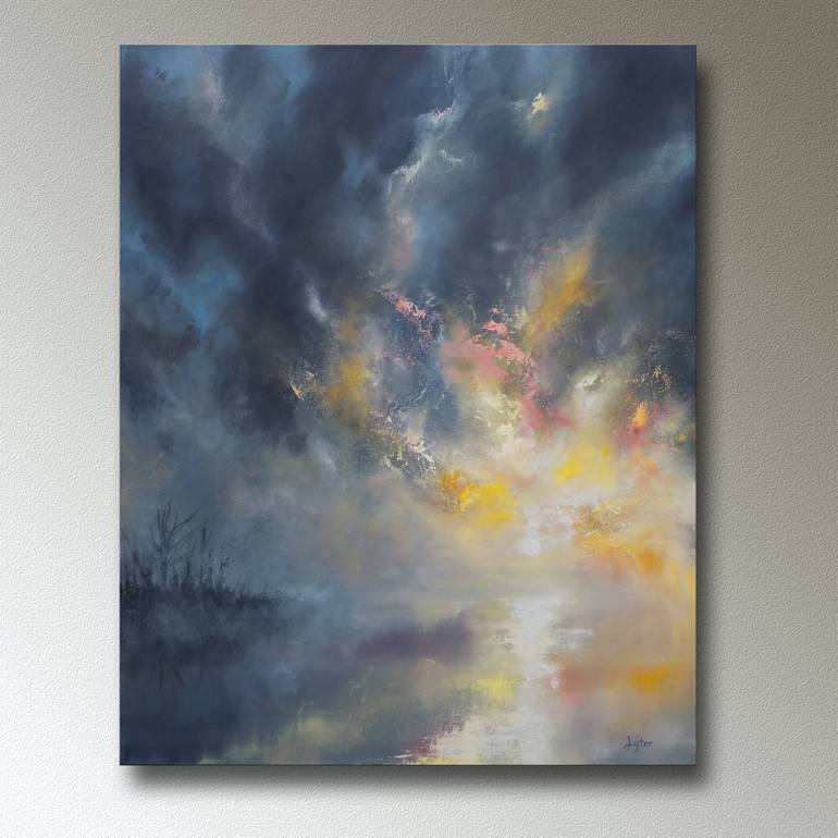 Original Fine Art Abstract Painting by Christopher Lyter