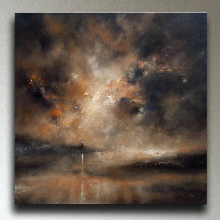 Original Abstract Seascape Painting by Christopher Lyter