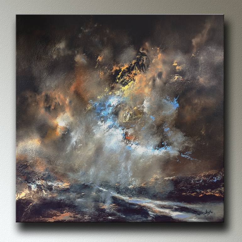 Original Abstract Landscape Painting by Christopher Lyter