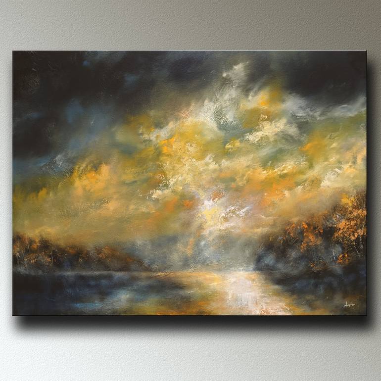 Original Abstract Landscape Painting by Christopher Lyter