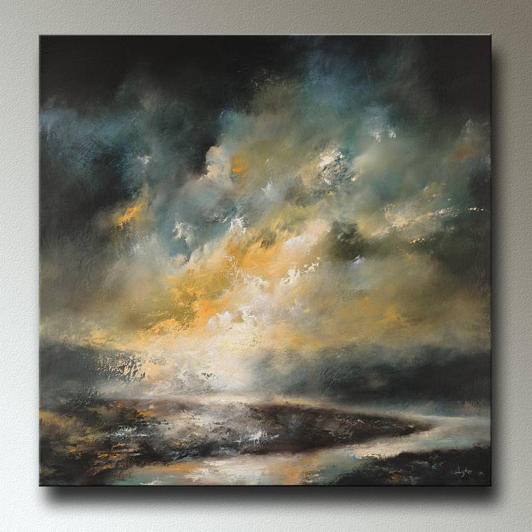 Original Abstract Landscape Painting by Christopher Lyter
