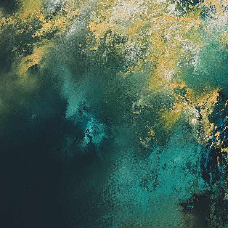 Original Abstract Expressionism Abstract Painting by Christopher Lyter
