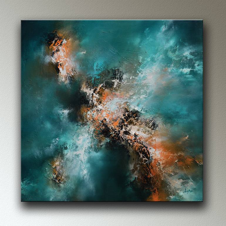 Original Abstract Expressionism Abstract Painting by Christopher Lyter