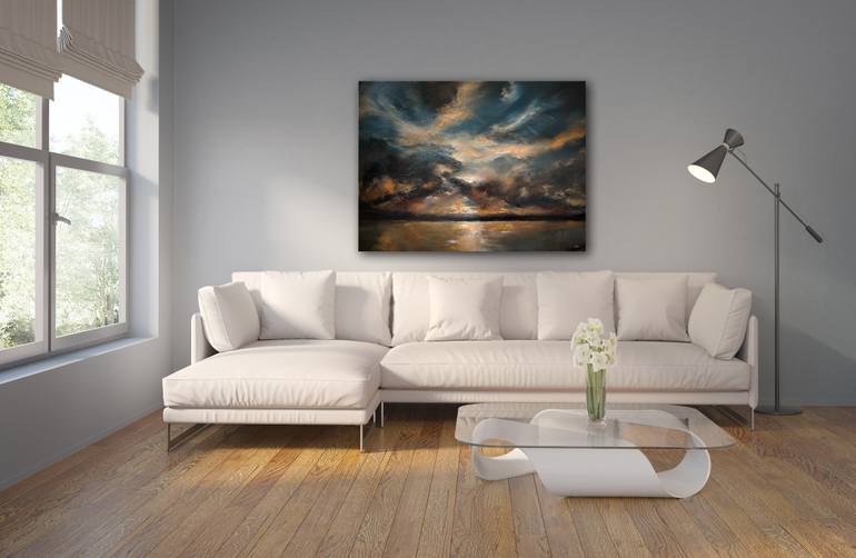 Original Abstract Landscape Painting by Christopher Lyter