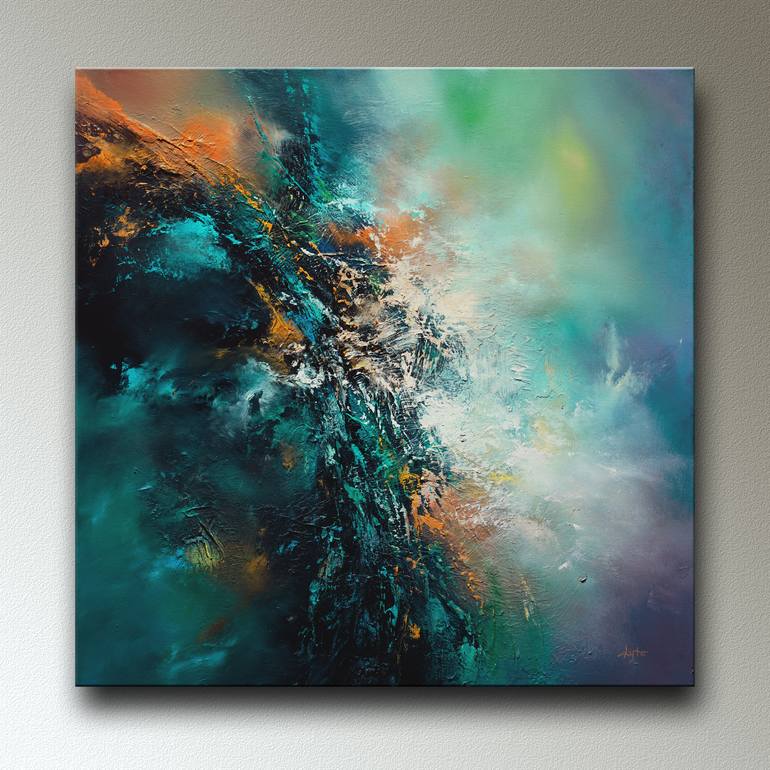 Original Abstract Expressionism Abstract Painting by Christopher Lyter