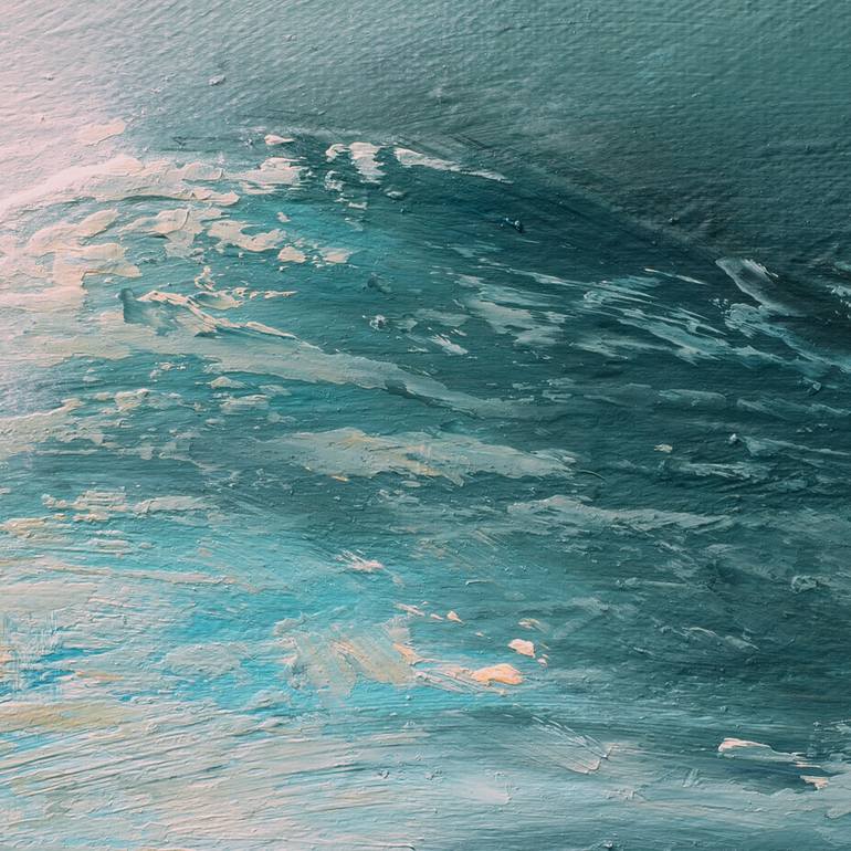 Original Abstract Seascape Painting by Christopher Lyter