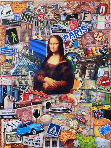 Original Cities Collage by Niall McWilliam