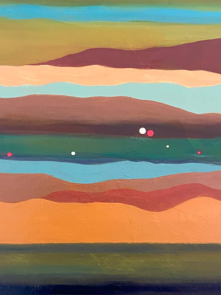 Original Abstract Landscape Painting by Joel Barr