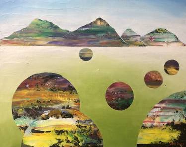 Original Abstract Landscape Painting by Joel Barr