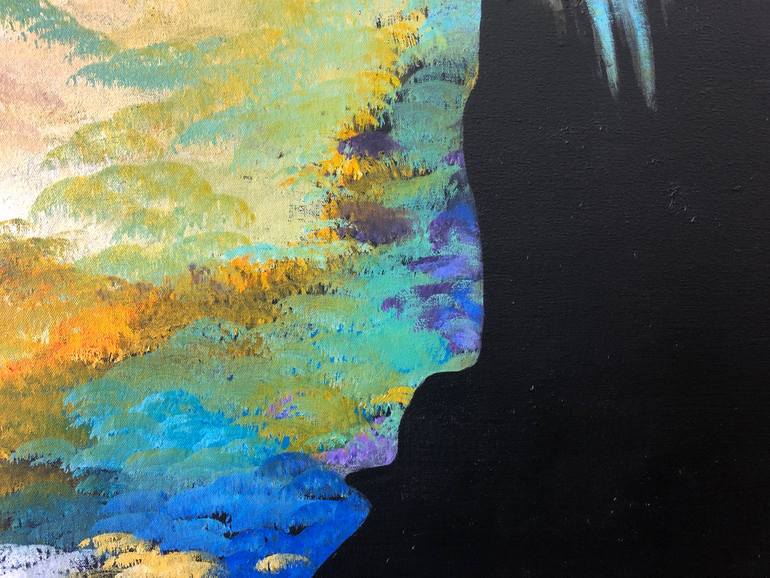 Original Abstract People Painting by Joel Barr