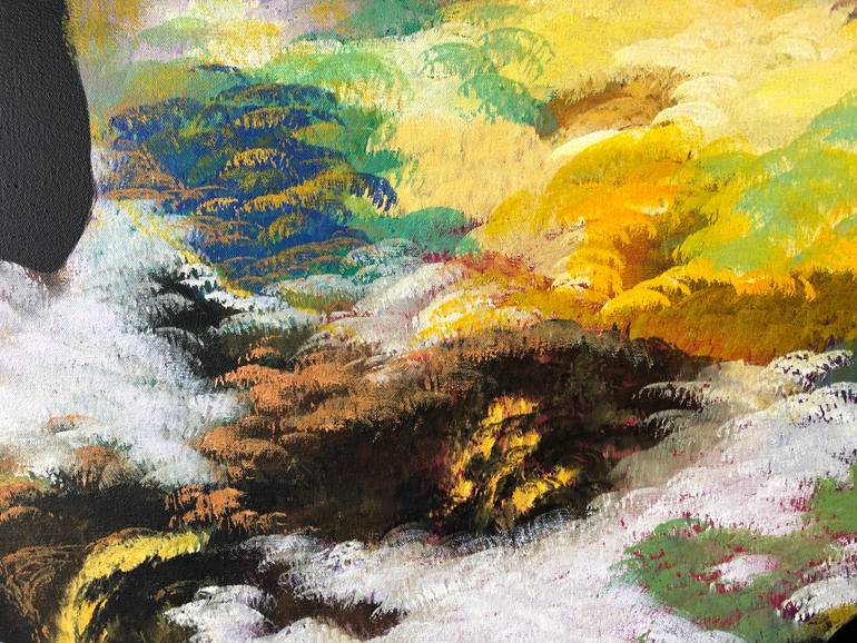 Original Abstract People Painting by Joel Barr
