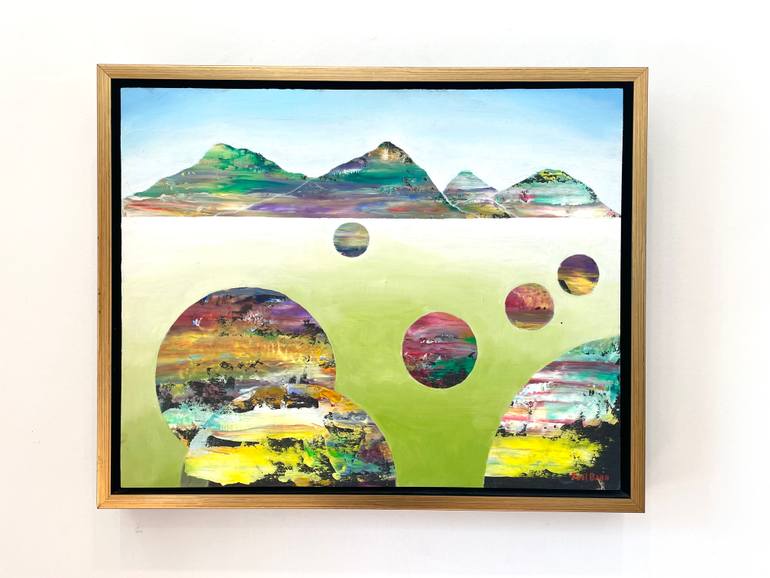 Original Conceptual Landscape Painting by Joel Barr